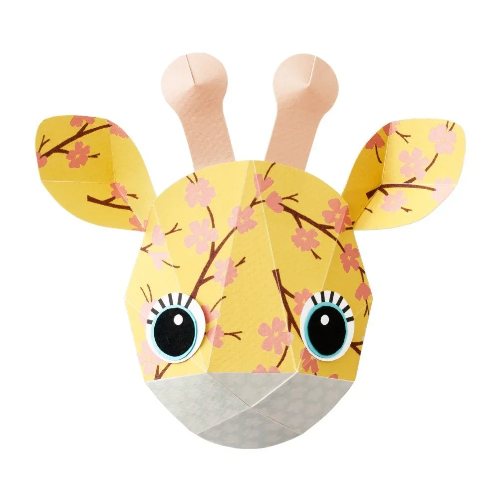 Nástěnná samolepka Studio Ditte Giraffe Blossom, 27 x 25 cm v:814902