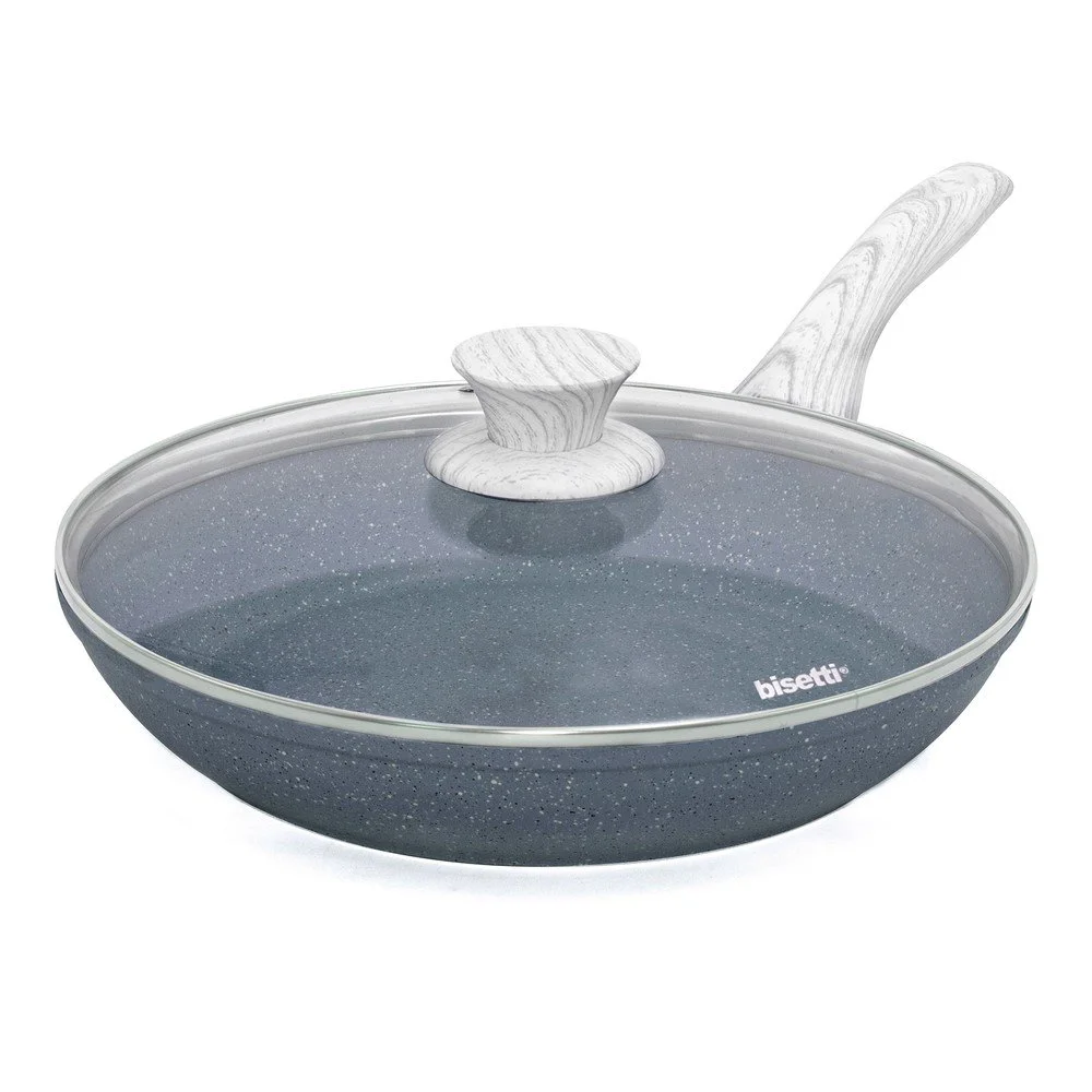 Šedá pánev s pokličkou Pierre Gourmet Padella, ø 28 cm v:1368543