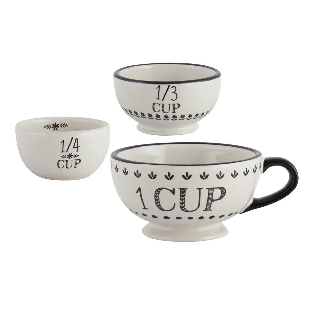 Sada 3 odměrných misek z keramiky Creative Tops Stir It Up v:709956
