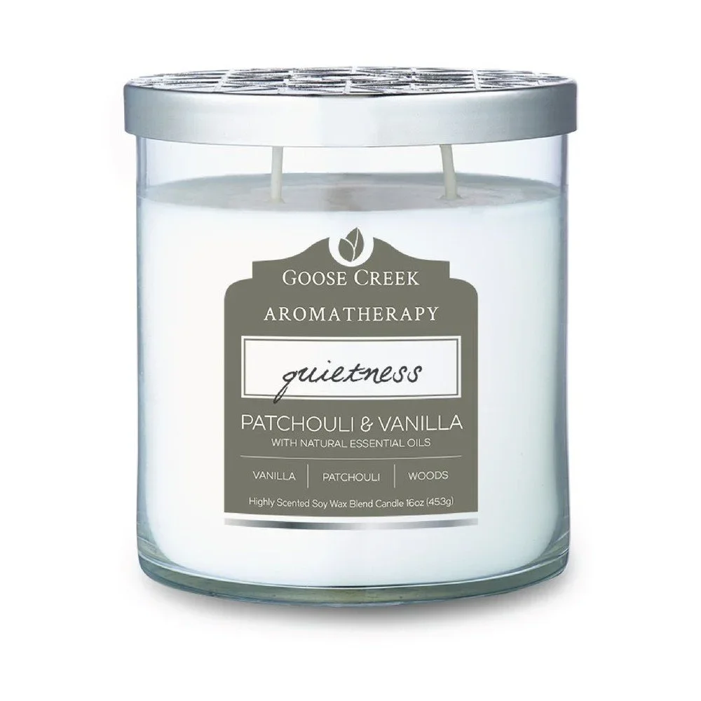 Vonná svíčka ve skleněné dóze Goose Creek Patchouli & Vanilla Blossom, 60 hodin hoření v:1366729