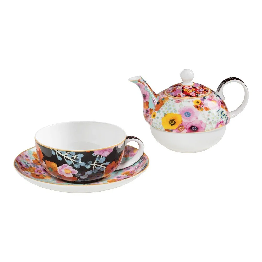 Set konvičky a šálku z kostního porcelánu Maxwell & Williams Bloems v:1148686
