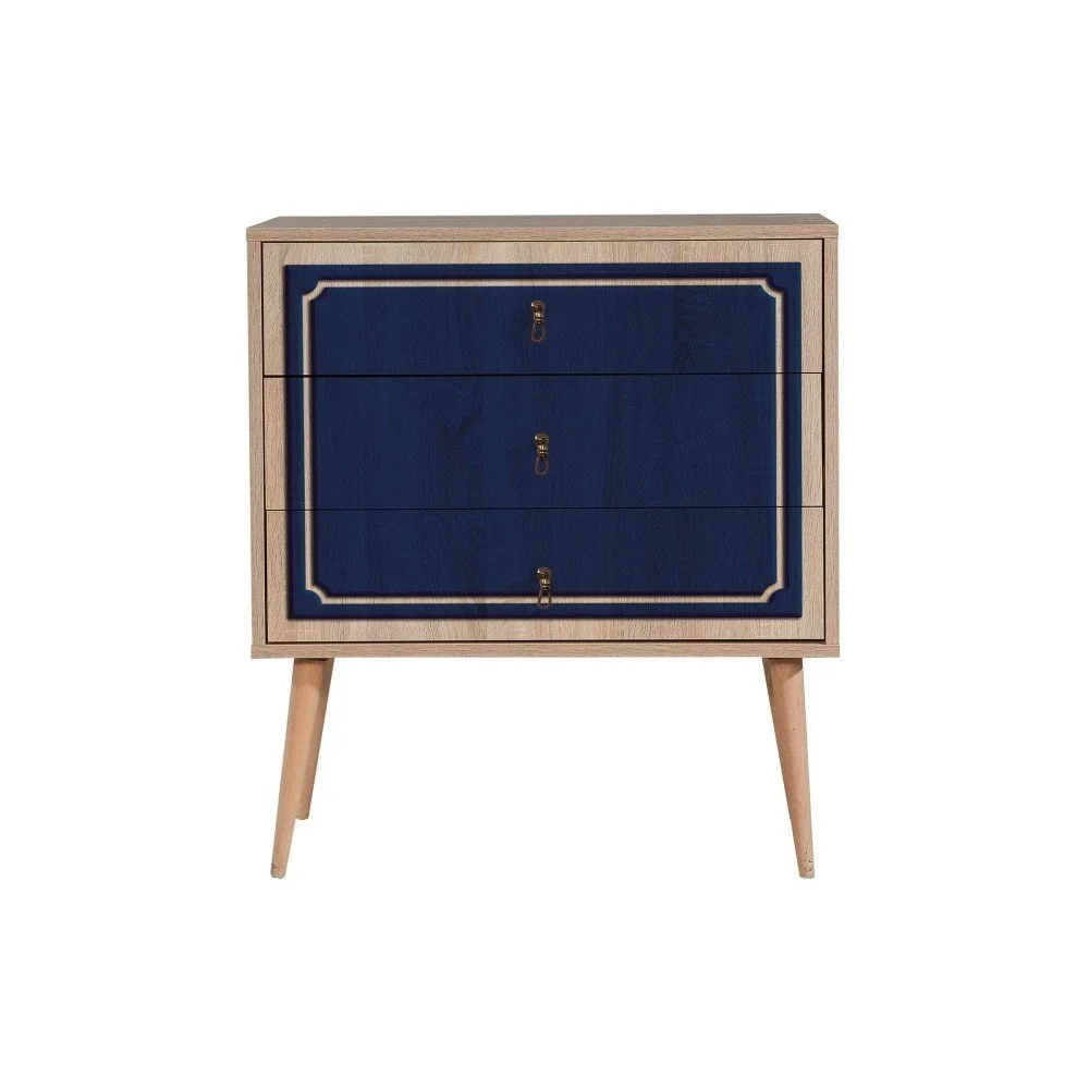 Komoda se 3 zásuvkami Trio Blue Mood, 80 x 90 cm v:1284546