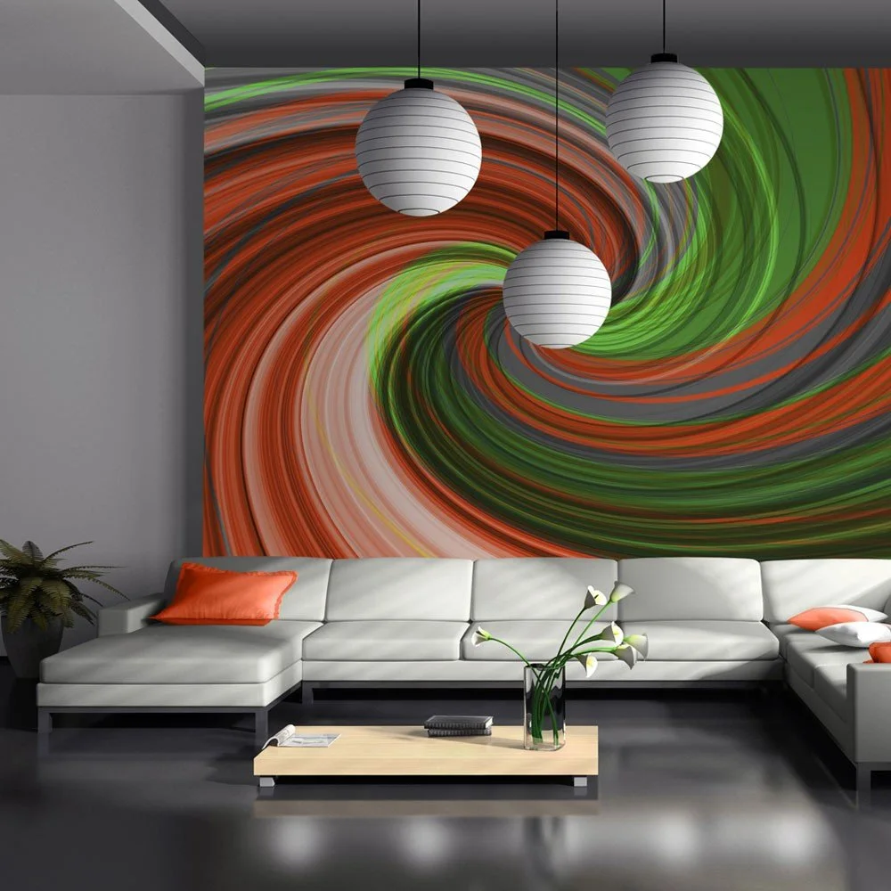 Velkoformátová tapeta Artgeist Swirling Rainbow, 350 x 270 cm v:1140418