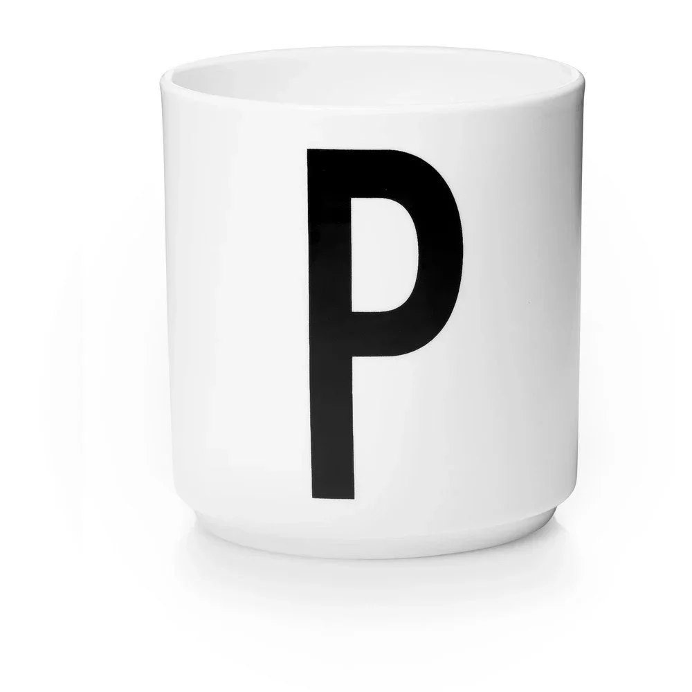 Bílý porcelánový hrnek Design Letters Personal P v:1417981 Bílý porcelánový hrnek Design Letters Personal P v:1417981