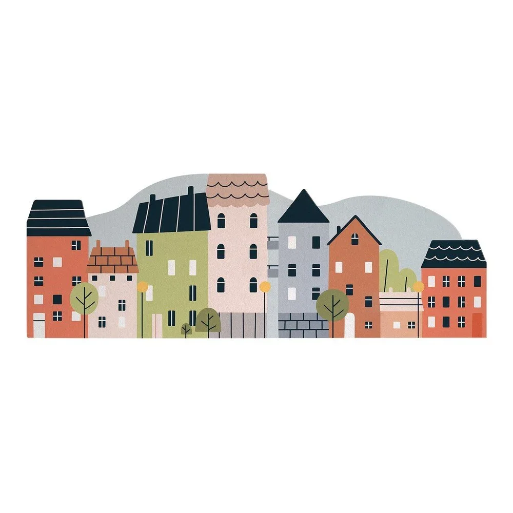 Akustická tabule Happy Town – Styler v:1937070