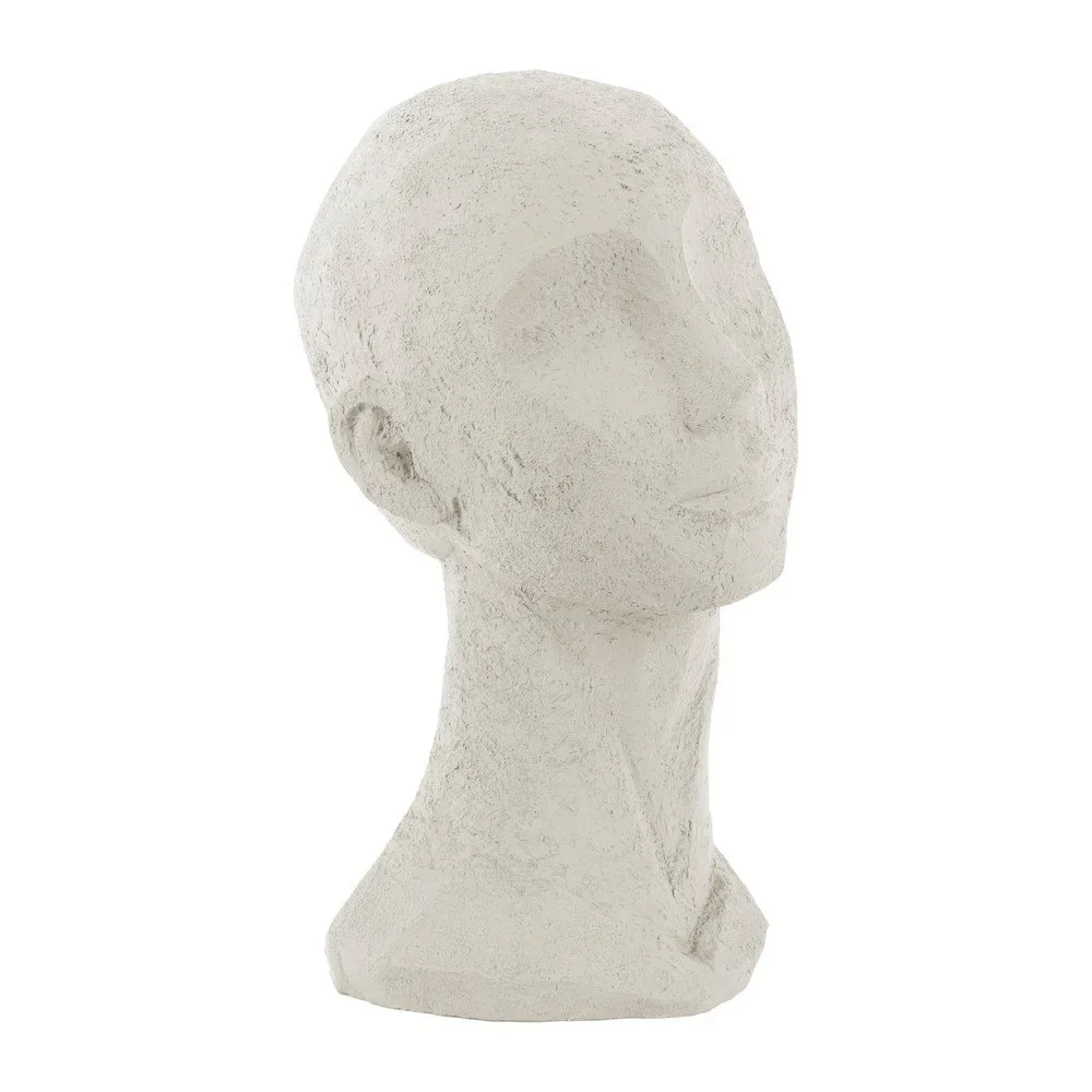 Slonovinově bílá dekorativní soška PT LIVING Face Art, výška 28,4 cm v:1335748