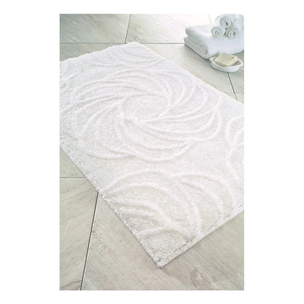 Bílá koupelnová předložka Confetti Bathmats Afrodis, 60 x 100 cm v:763350