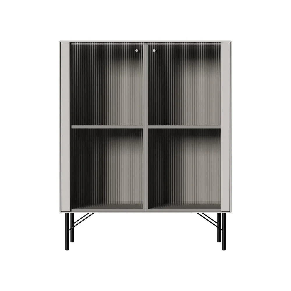 Světle šedá vitrína 91x111 cm Edge by Hammel – Hammel Furniture v:1583174