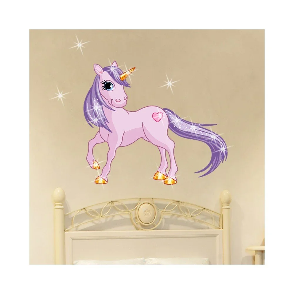 Set samolepky a 15 Swarovski krystalů Fanastick Unicorn v:758788