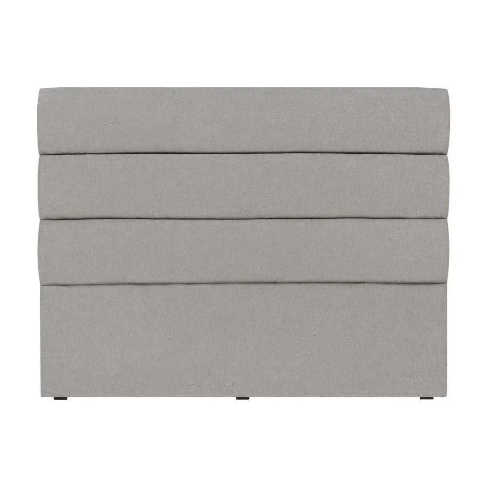 Světle šedé čelo postele Mazzini Sofas Pesaro, 200 x 120 cm v:962028