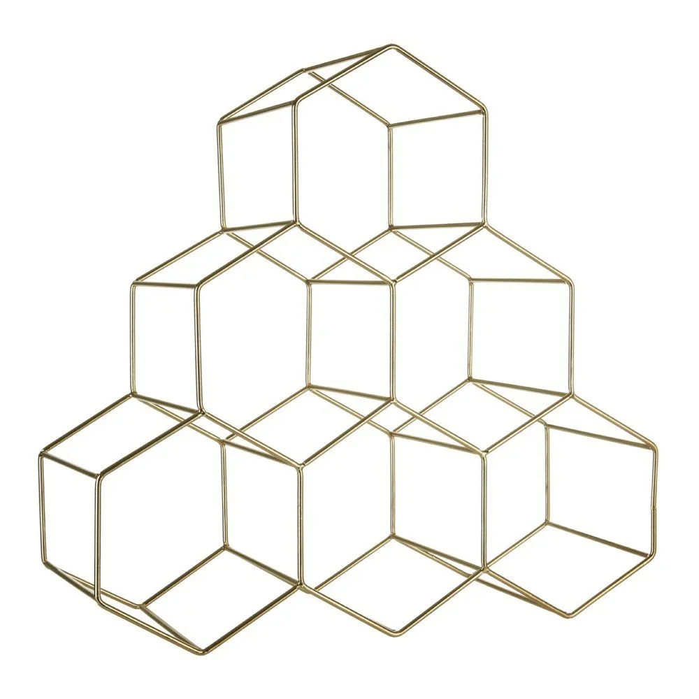 Domácí vinotéka z kovu pro 6 vín Premier Housewares Vertex v:939584
