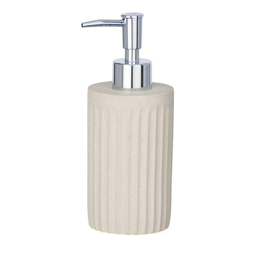 Světle hnědý cementový dávkovač mýdla Wenko Ion, 150 ml v:1036786