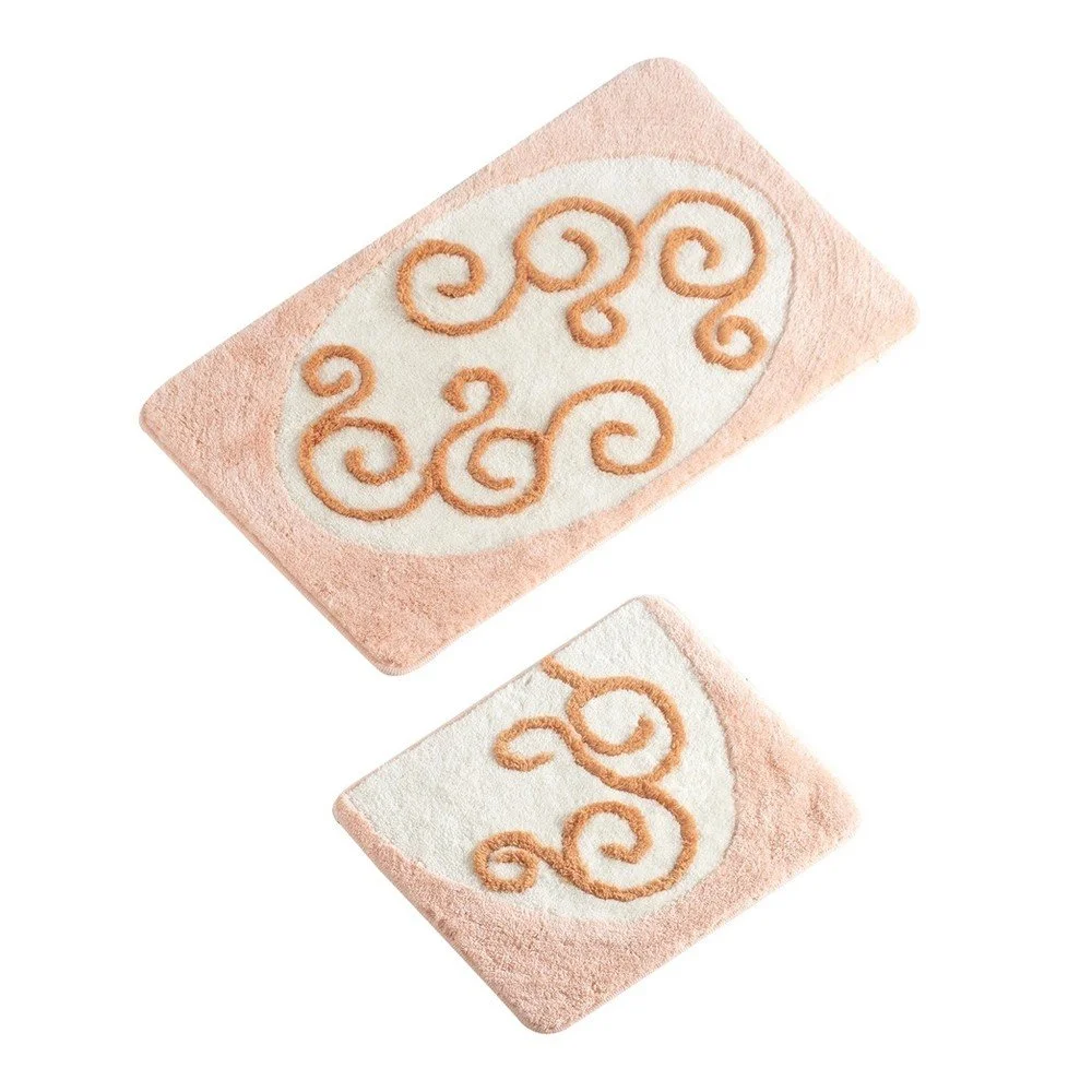 Sada 2 růžových koupelnových předložek Dore Bath Mat Jento v:1156240
