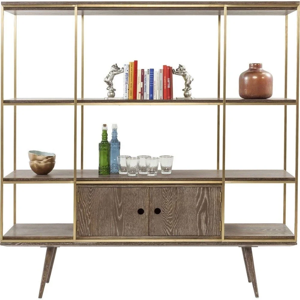 Knihovna z dubového dřeva Kare Design Storm v:894360