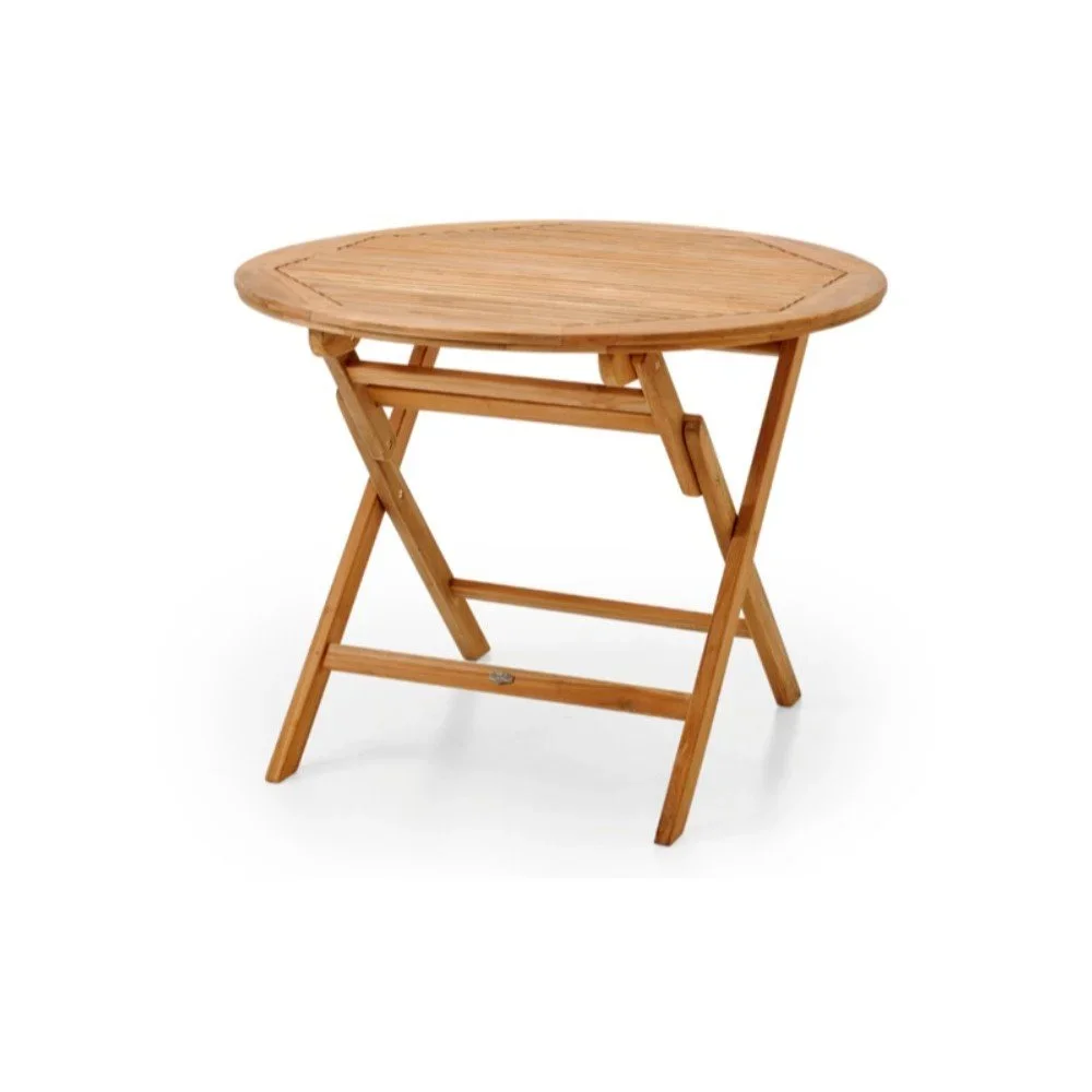 Hnědý zahradní stolek Brafab Turin, ∅ 100 cm v:1078048