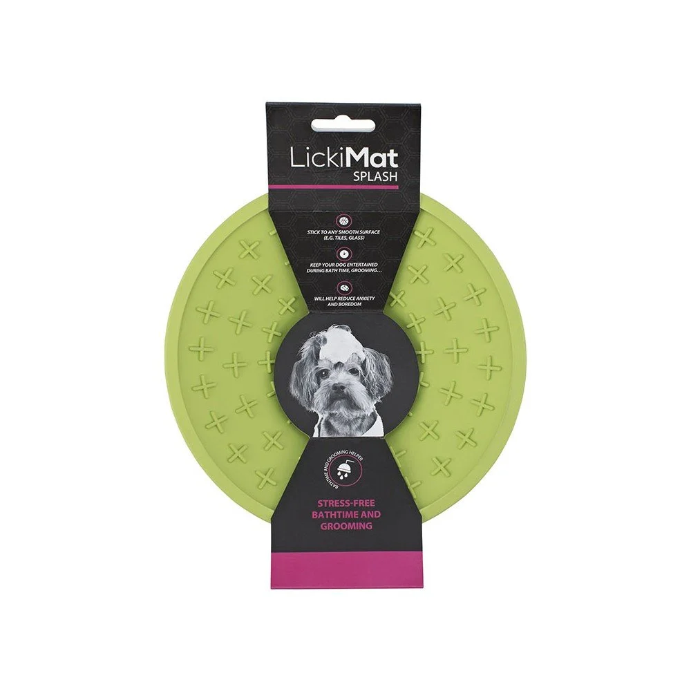 Lízací podložka do vany Splash Green – LickiMat v:1571232