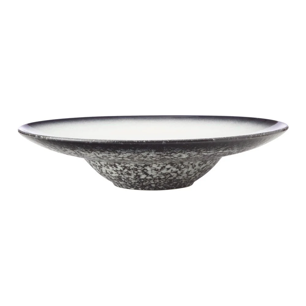 Bílo-černý keramický servírovací talíř Maxwell & Williams Caviar, ø 28 cm v:1422415