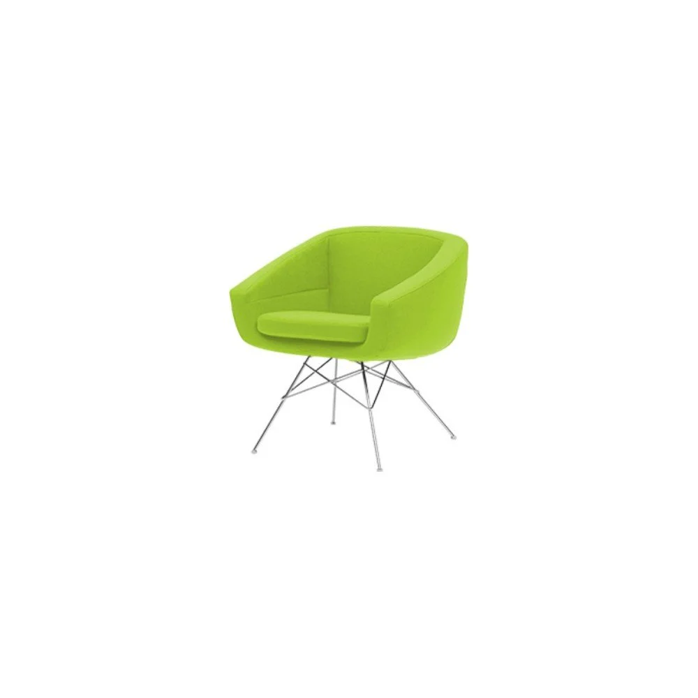 Světle zelené křeslo Softline Aiko Valencia Lime v:1194344