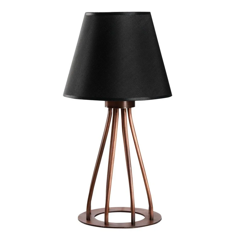 Stolní lampa s černým stínítkem Masivworks Drill v:1114666