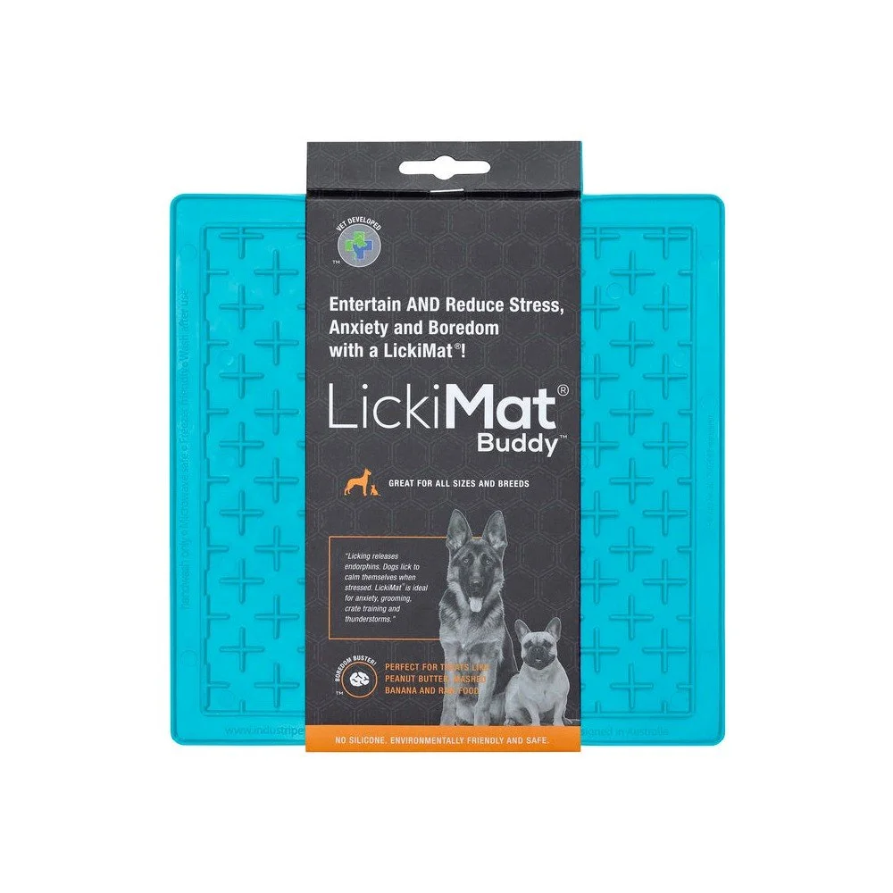 Lízací podložka Buddy Turquoise – LickiMat v:1571220