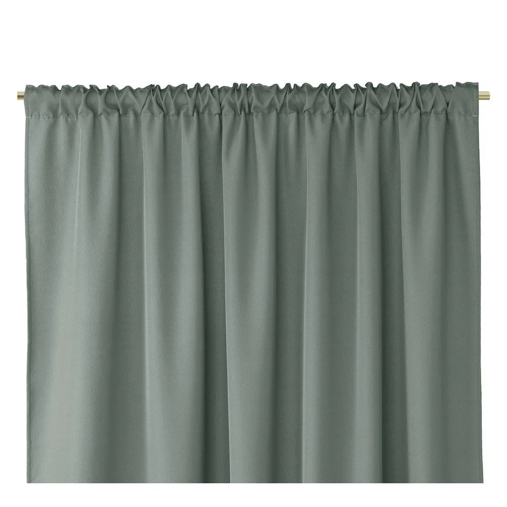 Šedý závěs AmeliaHome Pleat, 140 x 250 cm v:1382231