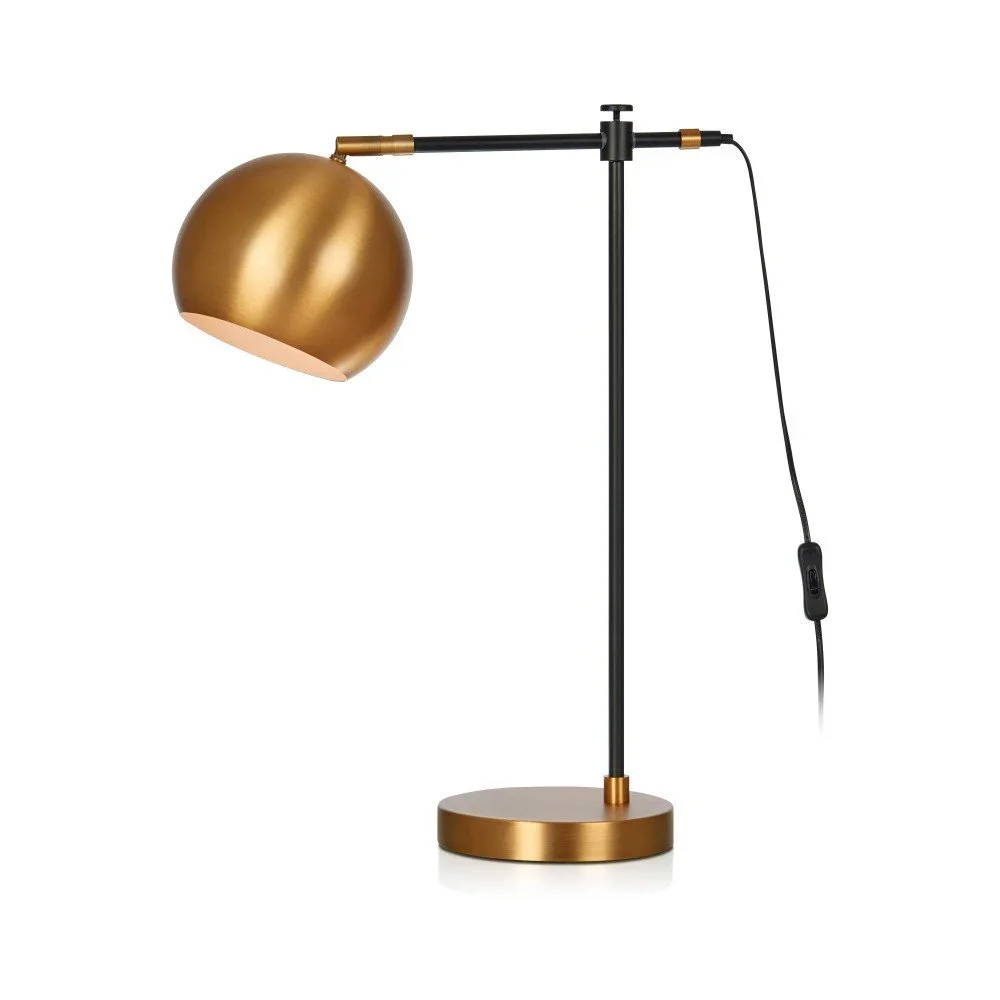Černo-bronzová stolní lampa Markslöjd Chester v:1220986