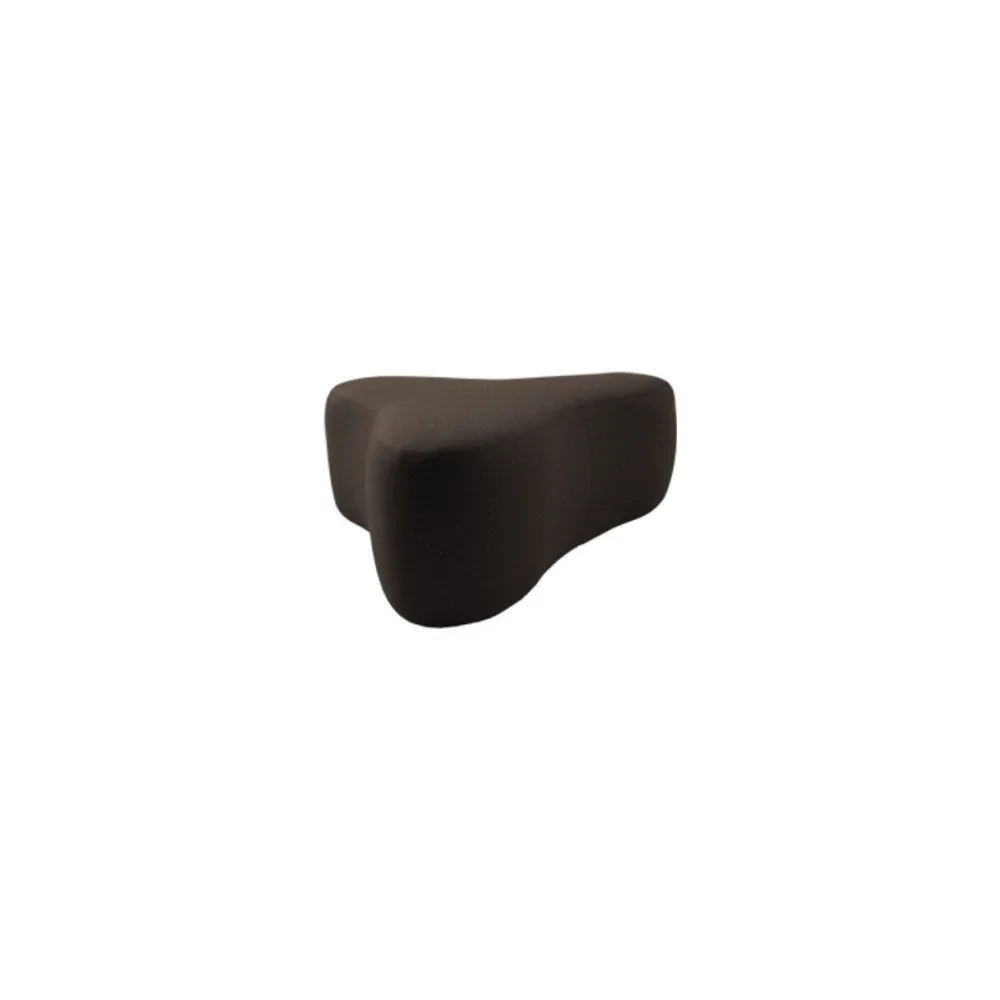 Tmavě hnědý puf Softline Chat Felt Melange Mocha, délka 90 cm v:1195630