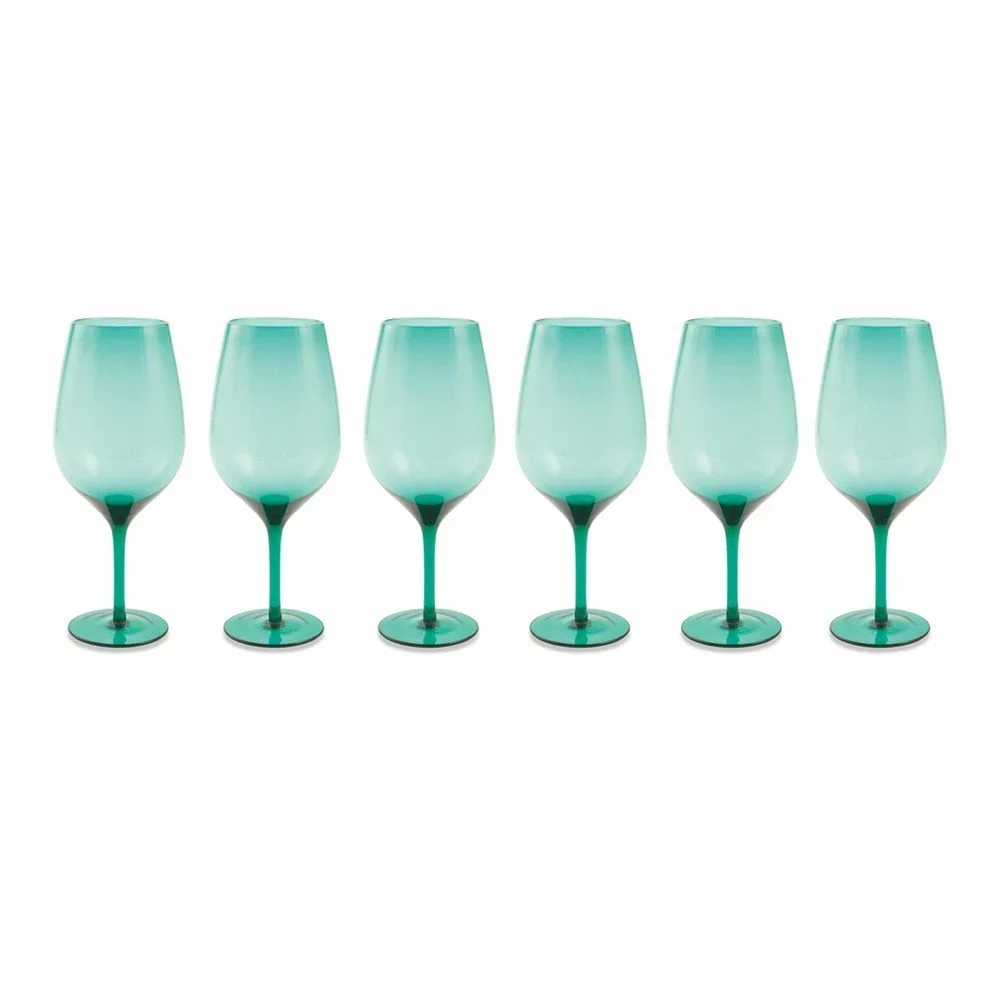 Sada 6 světle modrých pohárů Villa d'Este Happy Hour v:1327122