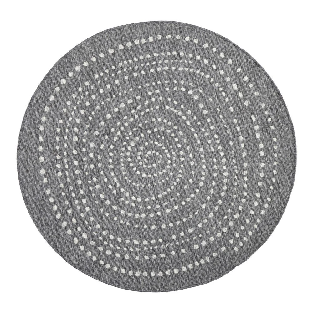 Šedý venkovní koberec NORTHRUGS Bali, ⌀ 200 cm v:978930
