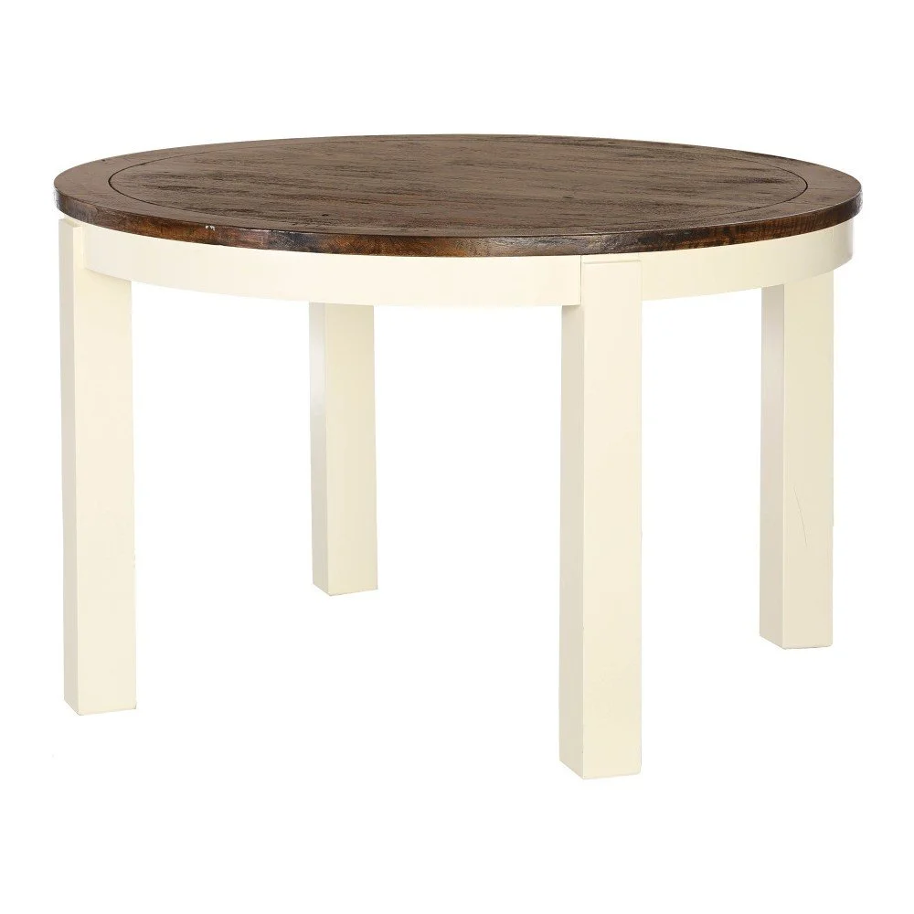 Dřevěný jídelní stůl Denzzo Alchiba, ⌀ 120 cm v:803946