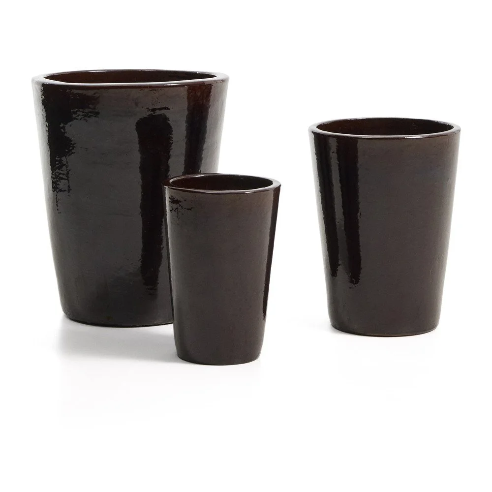 Keramické květináče v sadě 3 ks ø 47 cm Rotja – Kave Home v:1933342