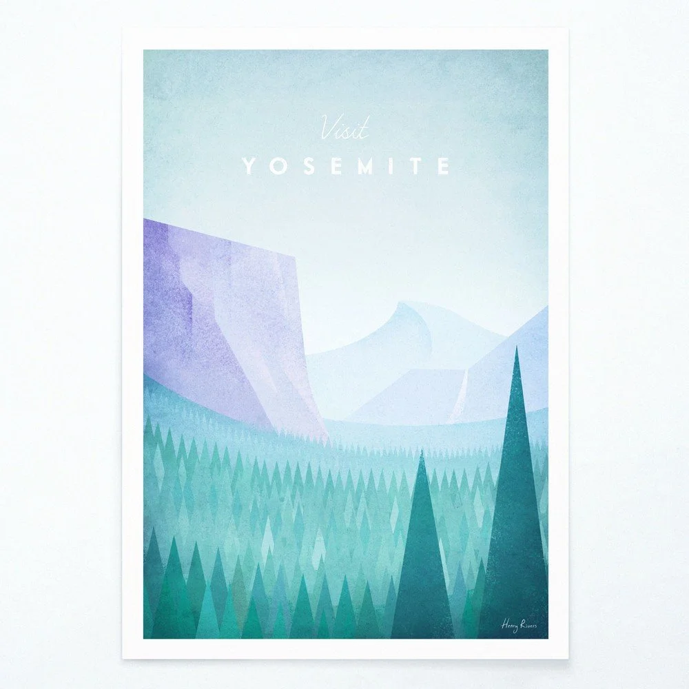Plakát Travelposter Yosemite, A2 v:1346583