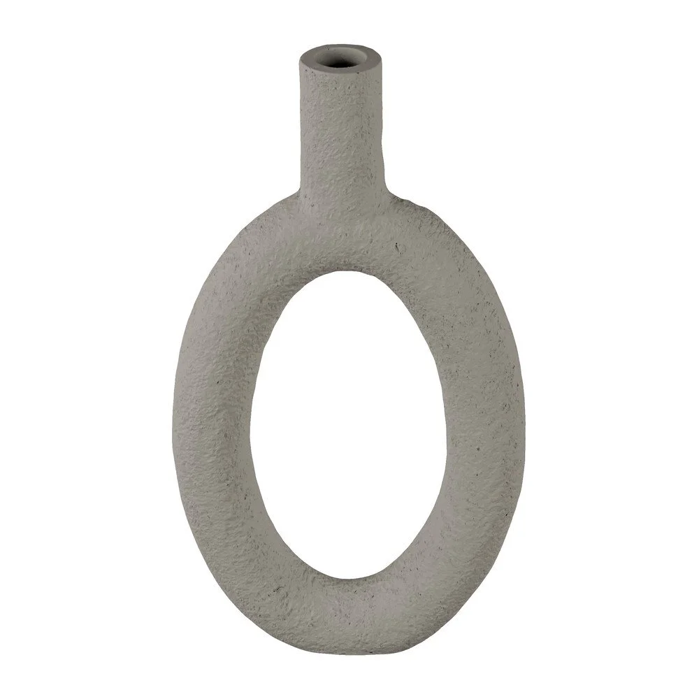 Šedá váza PT LIVING Oval, výška 31 cm v:1409057