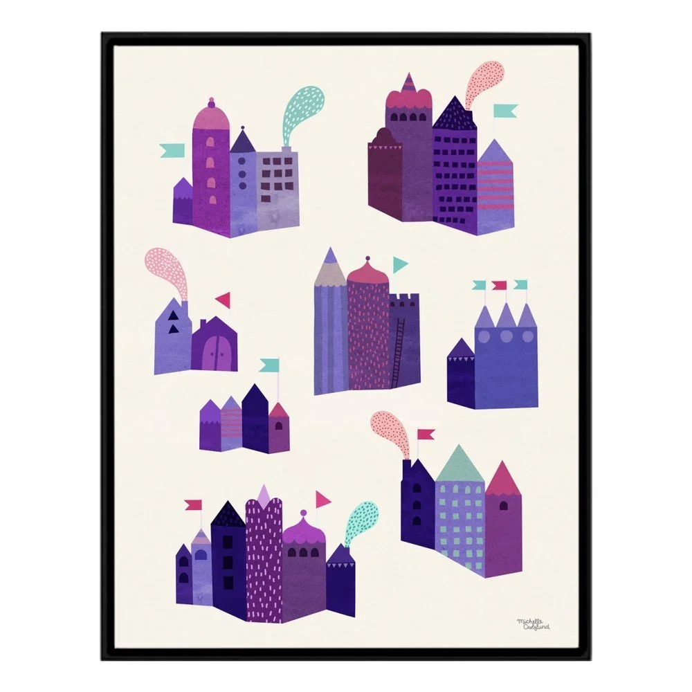 Plakát Michelle Carlslund Houses, 50 x 70 cm v:825766