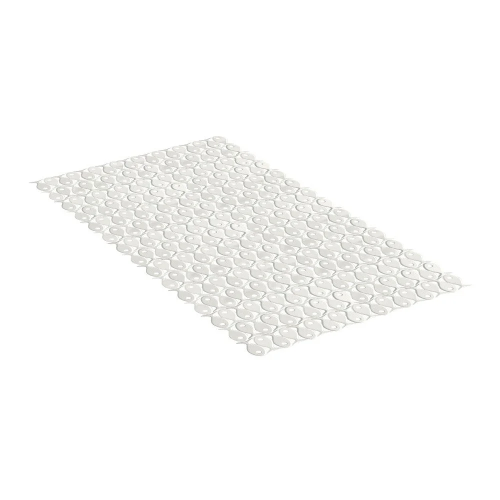Bílá protiskluzová koupelnová předložka Ta-Tay Opaque, 36 x 70 cm v:1123338