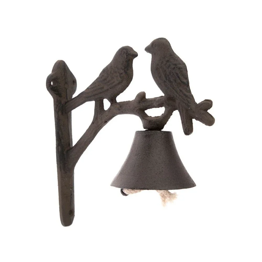 Litinový nástěnný zvonek Dakls Birds Rustico v:1287544