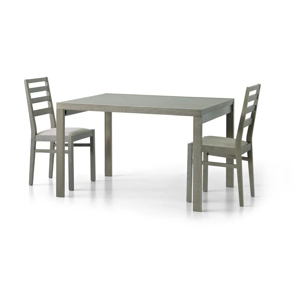 Béžový dřevěný rozkládací jídelní stůl Castagnetti Tavolo, 120 cm v:857044