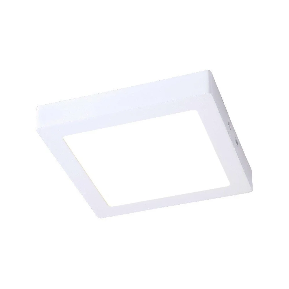 Bílé venkovní stropní svítidlo S LED světlem SULION Pluriel Square v:1201012