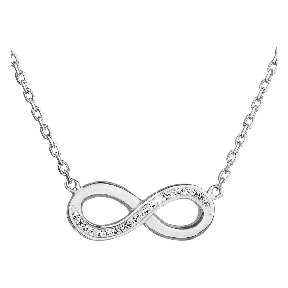 Stříbrný náhrdelník se Swarovski krystaly Je Veux Infinity v:1152316