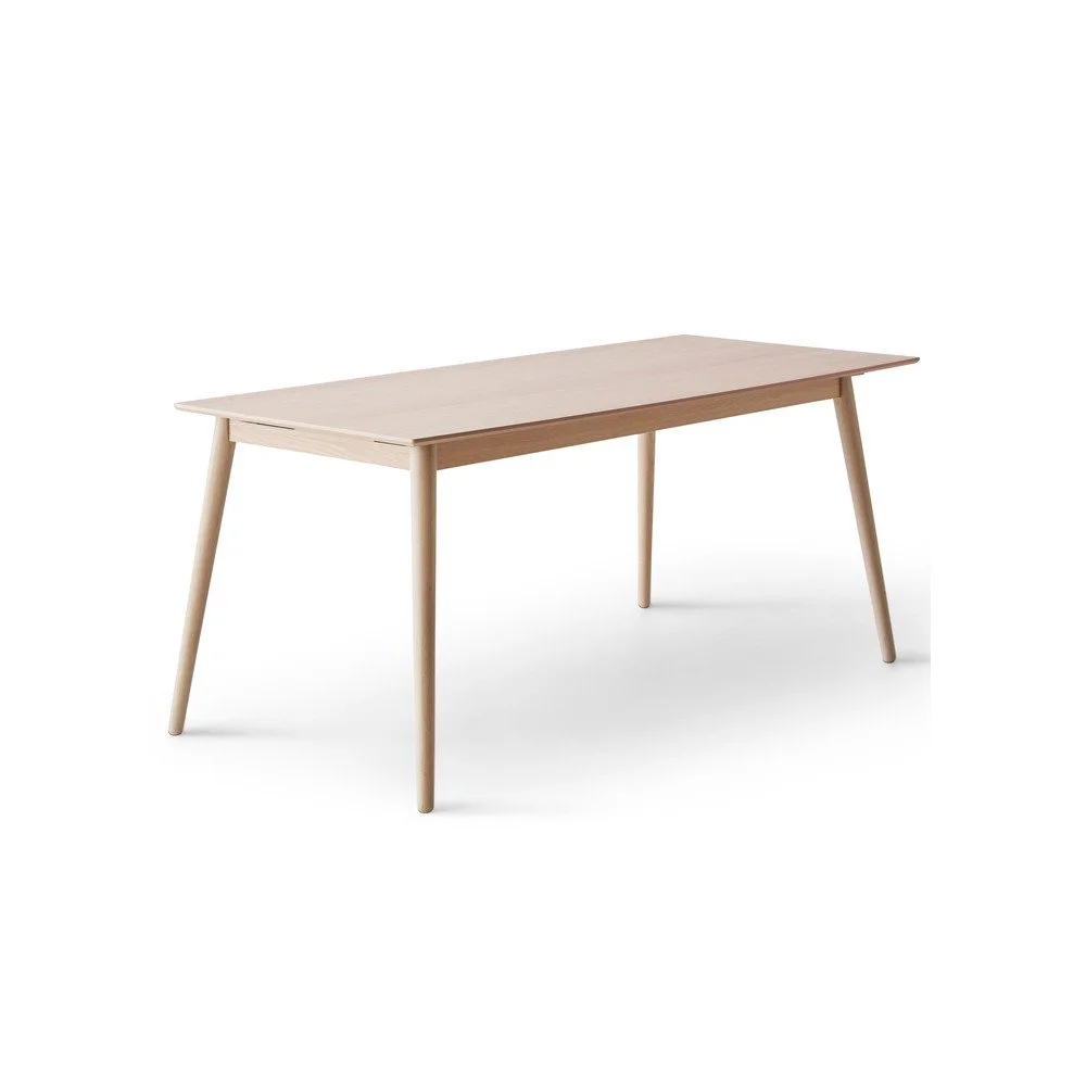 Rozkládací jídelní stůl s deskou v dubovém dekoru v přírodní barvě 90x165 cm Meza – Hammel Furniture v:1683576