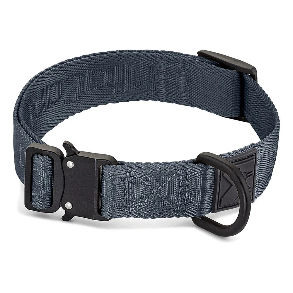 Tmavě šedý obojek velikost L/XL délka 40 cm Modena Asphalt L/XL – MiaCara v:1675594