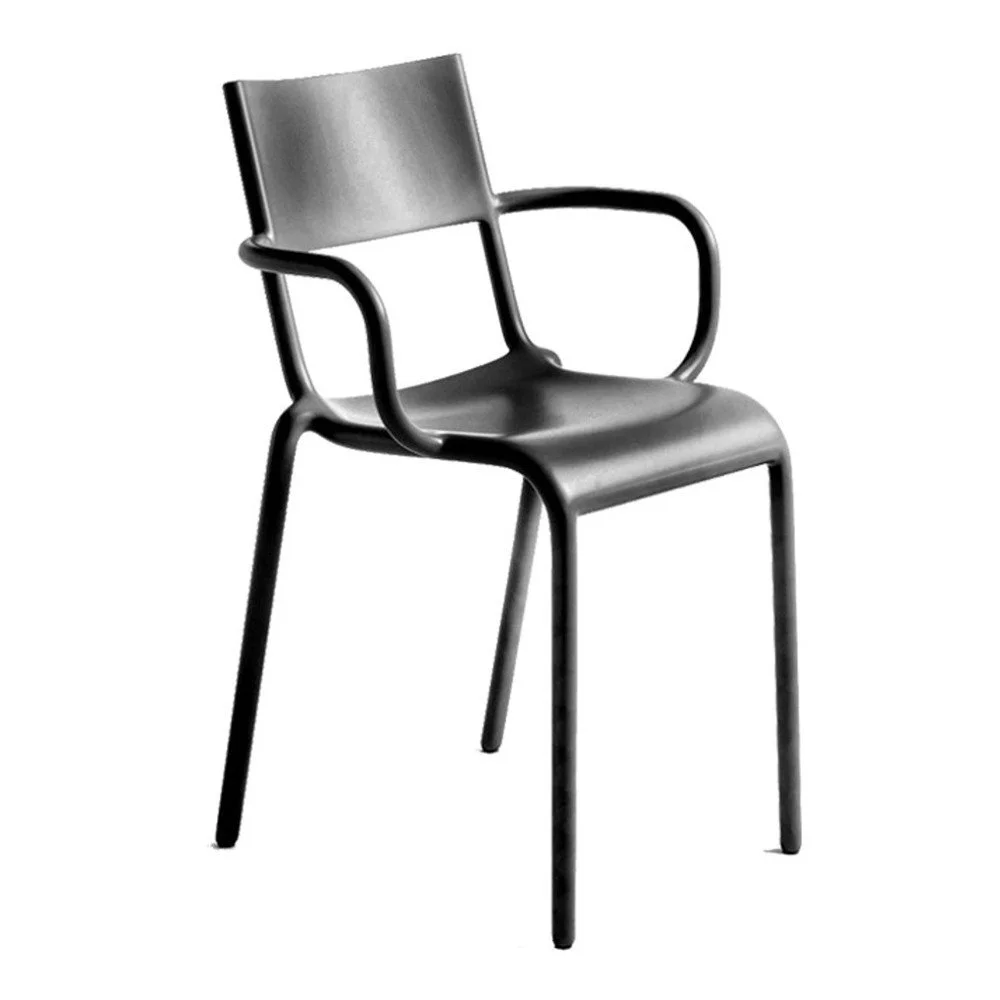 Černá jídelní židle Kartell Generic Age v:926002