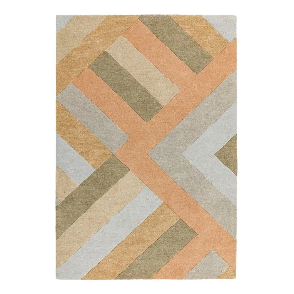 Šedo-lososový koberec Asiatic Carpets Reef Big Zig, 120 x 170 cm v:1334548