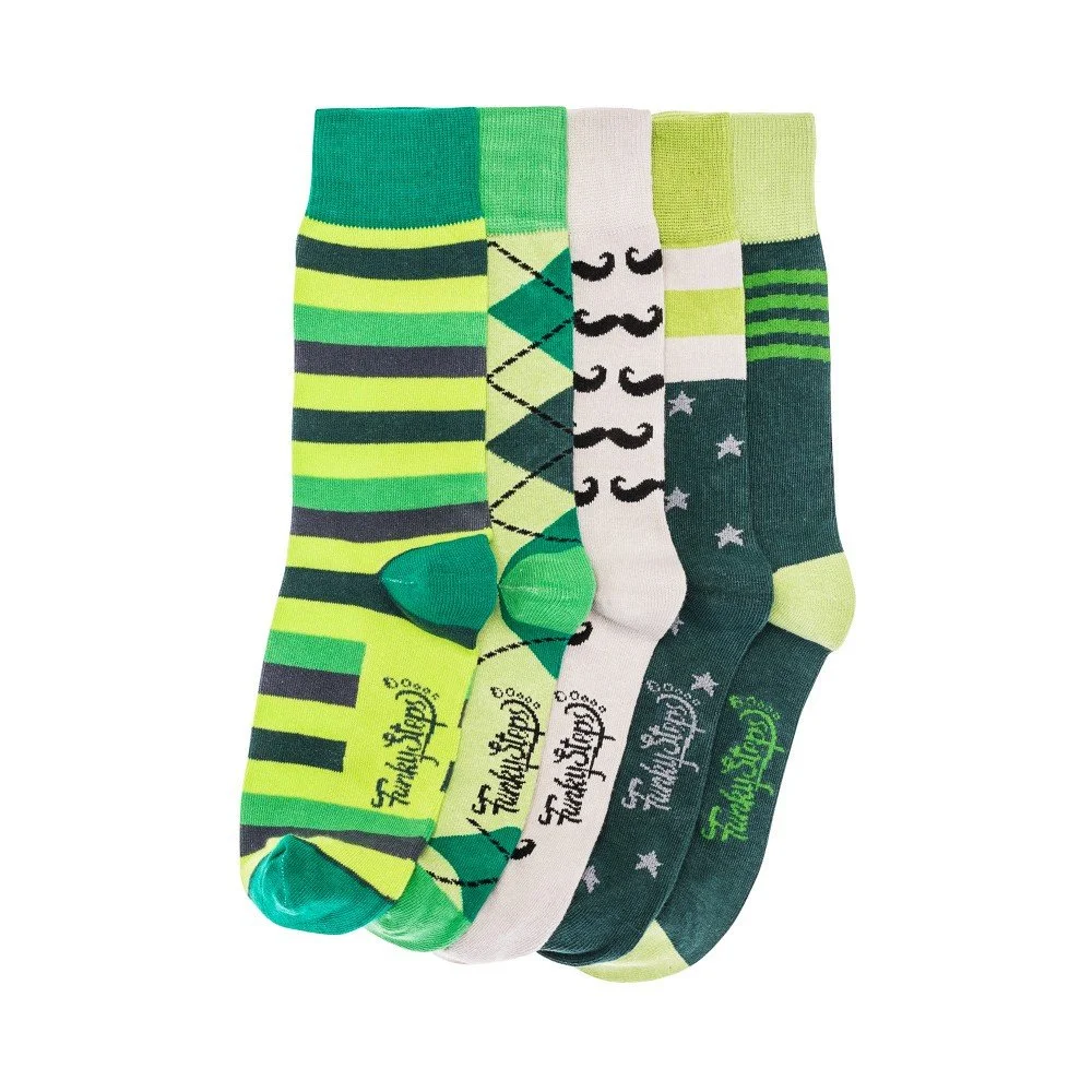 Sada 5 párů unisex ponožek Funky Steps Lenkol, velikost 39/45 v:876104