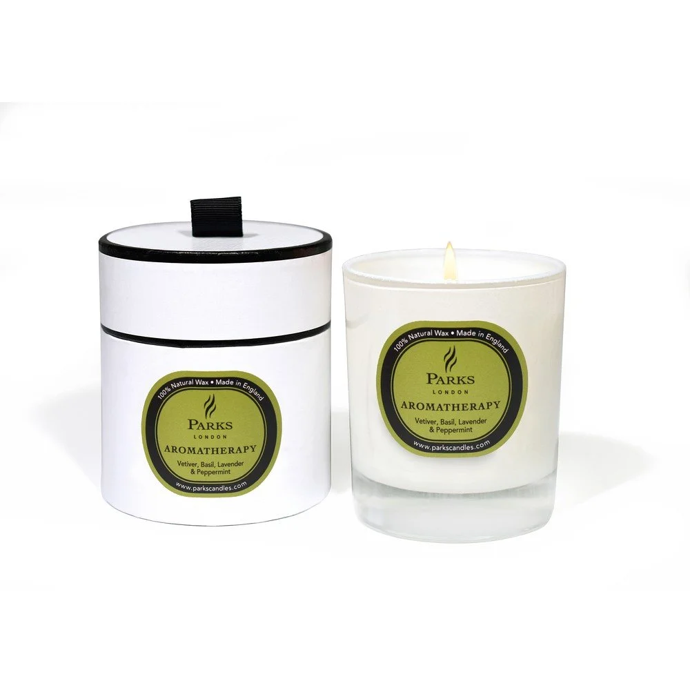 Svíčka s vůní bazalky, levandule, máty a vetiveru Parks Candles London, 50 hodin hoření v:690782