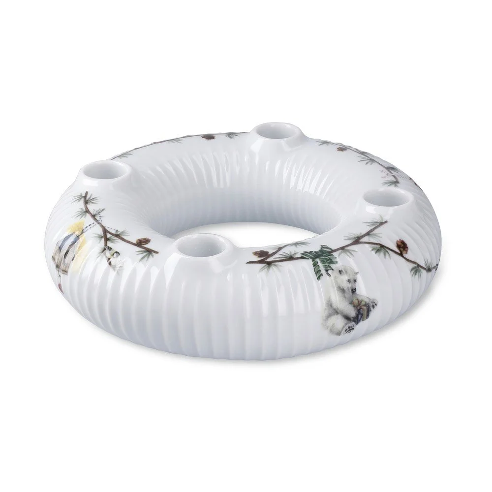 Porcelánový adventní svícen s vánočním motivem Hammershøi Christmas – Kähler Design v:1939654