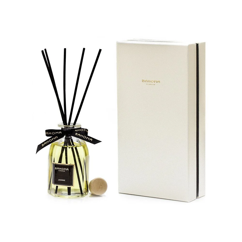 Vonný difuzér v dárkovém balení s vůní jasmínu a hřebíčku Bahoma London Flowers, 200 ml v:1109580