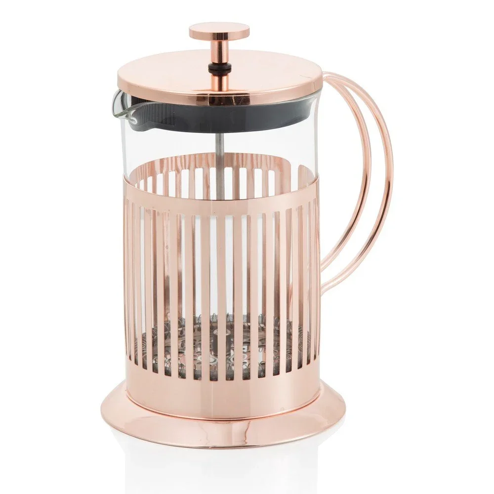 French press na čaj a kávu Brandani Rose Gold, 600 ml v:739210
