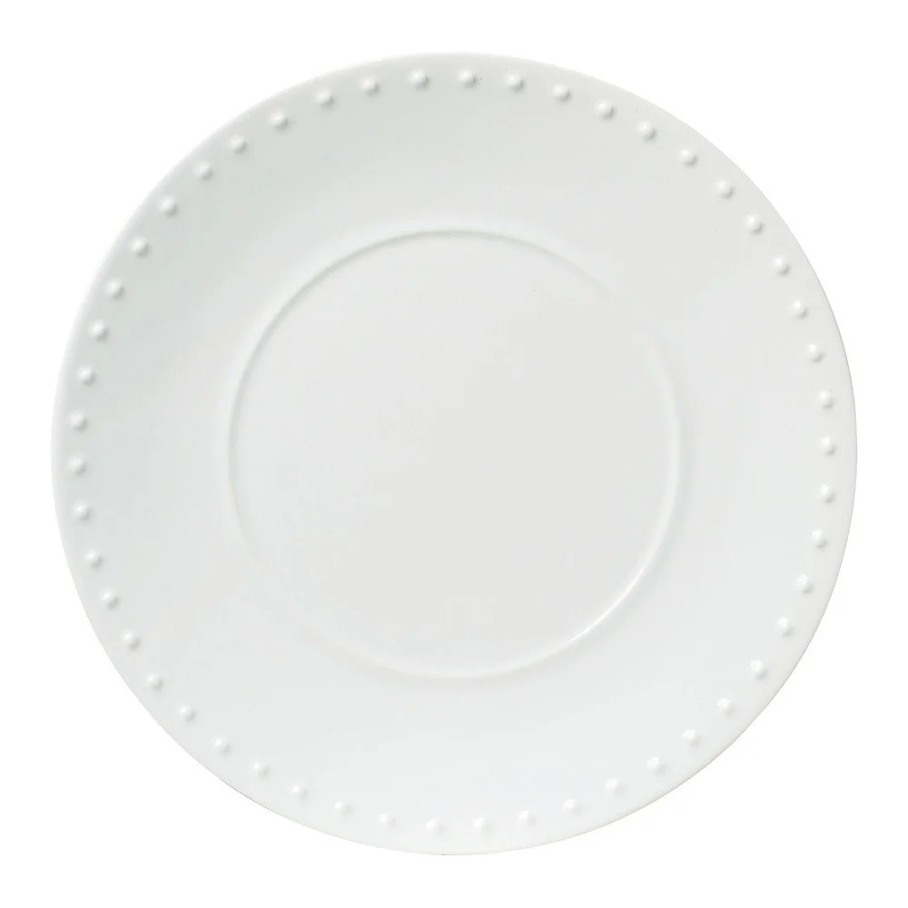 Bílý kameninový talíř Côté Table Caravane v:985168