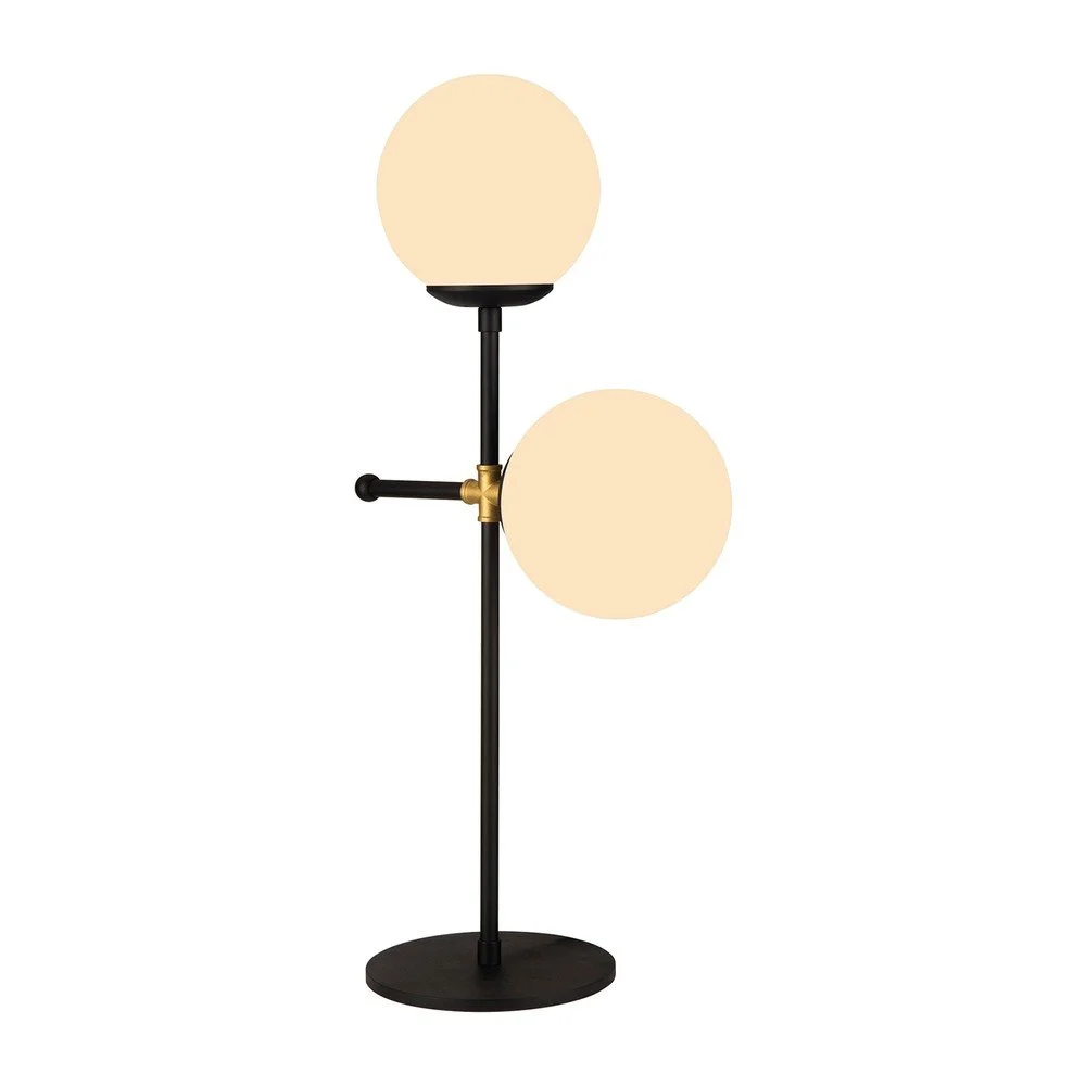 Černá stolní lampa Squid Lighting Kruva, výška 55 cm v:1441825
